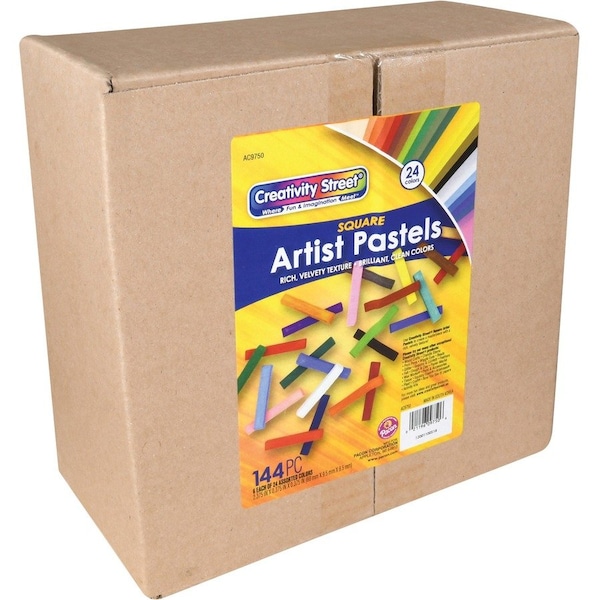 Pastel, 2/5"Wx2/5"Lx2-2/5"H, 144/ST, Assorted PK